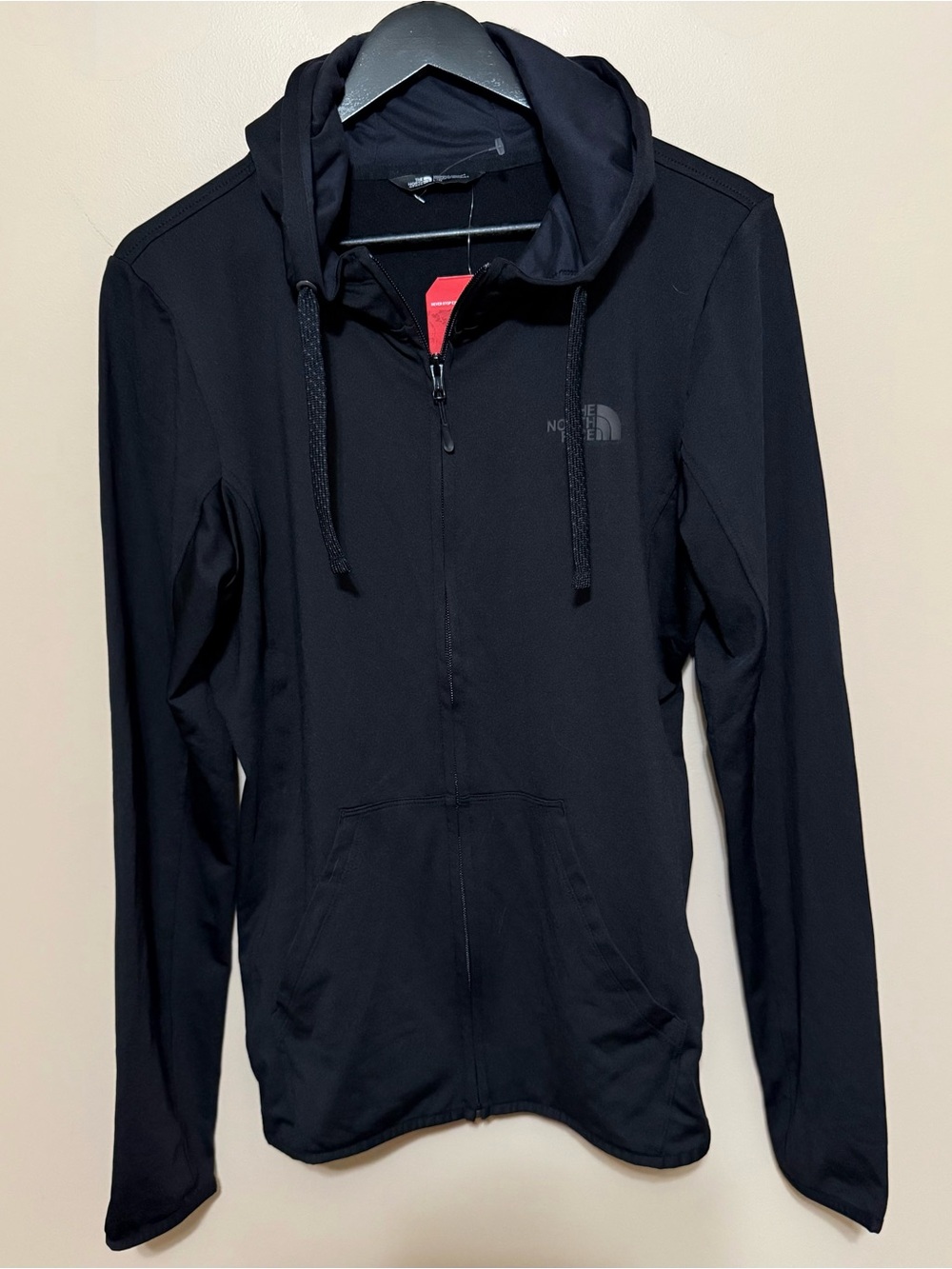 NWT The North Face Women's Fave Lite LFC Full-Zip Blackout Hoodie Sz L
